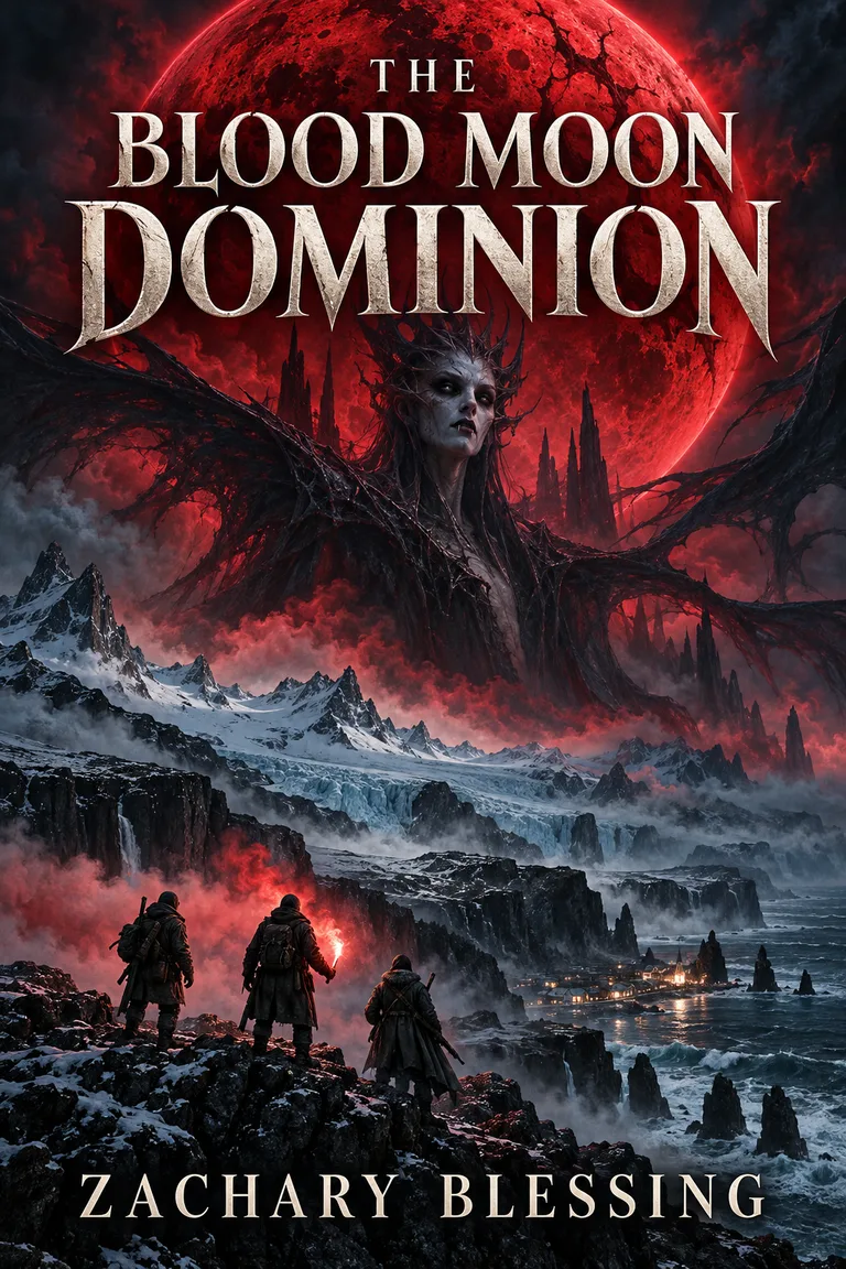 The Blood Moon Dominion: Book One of The Skinwalker Covenant, by Zachary Blessing — official cover